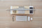 Monitorstandaard met snellader en draadloos opladen voor 3-in-1 apparaten POUT EYES 8 witte kleur