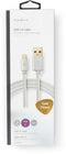 Nedis CCTB60600AL20 - USB A naar USB type-C Kabel - 200 cm - Aluminium