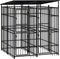 vidaXL - Hondenkennel - 5,53 - m² - staal