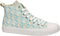 GUESS Ederla Hi - Hoge sneakers - Wit canvas met blauwe opdruk - Blauw - Maat 40