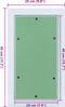 vidaXL - Toegangs - paneel - met - aluminium - frame - en - gipsplaat - 200x400 - mm