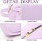 Kleine make-uptassen voor dames, toilettas, make-uptas, reistas, cosmeticatas, corduroy make-uptas m