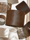 Light & Living - Lampenkap TOSSA - Ø40x30cm - Bruin