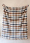 Picknickkleed Neutraal Geblokt - Gerecycled Wol- 145x190cm - TBCo