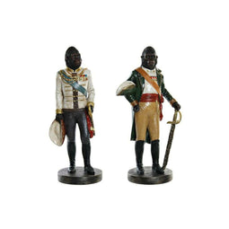 Decoratieve figuren DKD Home Decor Hars Gorilla (15.5 x 13.5 x 40.5 cm) (2 pcs)