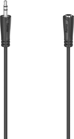 Hama Audioverlengkabel 3,5-mm-jack - koppeling, stereo, 1,5 m