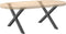 vidaXL - Salontafelpoten - 2 - st - X-vormig - 70x(42-43) - cm - staal - antraciet