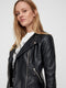 VERO MODA VMRIAFAVO - Dames Jas - Imitatieleer - Maat S