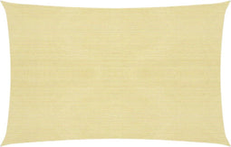 vidaXL - Zonnezeil - 160 - g/m² - 4x5 - m - HDPE - beige