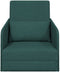 vidaXL - Vloersofa - Bed - 2-in-1 - Donkergroen - 65x80x83 - cm
