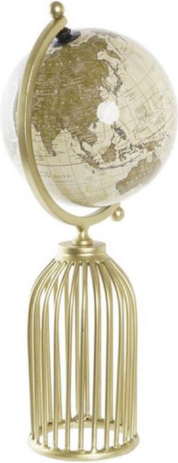 Wereldbol DKD Home Decor Gouden Blik (24 x 20 x 51 cm)