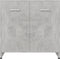 vidaXL - Badkamerkast - 60x33x61 - cm - spaanplaat - betongrijs