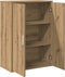 vidaXL - Zijkast - Artisan - Eiken - 60x31x84 - cm - Bewerkt - Hout