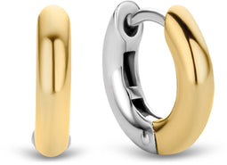TI SENTO Dames Oorbellen - 925 zilver - Zilver geel verguld - 7210SY