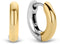 TI SENTO Dames Oorbellen - 925 zilver - Zilver geel verguld - 7210SY