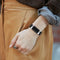 Leren Bandje Geschikt Voor Fitbit Charge 5 - Zwart