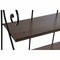 Planken DKD Home Decor Spar Zwart Bruin IJzerwerk (100 x 37 x 86 cm)