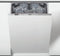 Whirlpool WSIC 3M17 - Volledig geïntegreerde vaatwasser - Uitgestelde start timer - Ingebouwd display