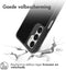 iMoshion Hoesje Geschikt voor Samsung Galaxy A25 Hoesje Shockproof - iMoshion Rugged Hybrid Carbon Case - zwart