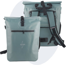 Voltano Luxe E-bike Fietstas / Rugtas - 28L - 100% Waterdicht - Ice Blauw