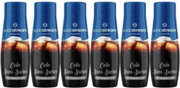 Set van 6 SODASTREAM SUIKERVRIJE COLA-concentraten - 440 ml
