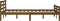 vidaXL - Bedframe - massief - hout - honingbruin - 160x200 - cm