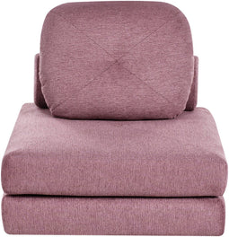 OLDEN - Slaapbank - Roze - Stof