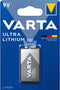 VARTA CR9V - 9V Blok - Lithium 1200 mAh - 10 jaar houdbaar