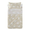 Happy Friday Sheet set 2 pieces Clouds beige 100x130 cm (Cot) Beige