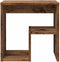 vidaXL - Nachtkastje - 40x30x40 - cm - bewerkt - hout - oud - houtkleurig