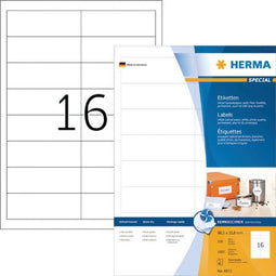 HERMA - Etiket herma 4815 96.5x33.8mm wit 1600 stuks