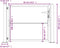 vidaXL - Poort - 105x105 - cm - cortenstaal