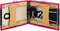 vidaXL - Massagetafel - inklapbaar - 2 - zones - hout - zwart - en - roze