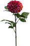 Emerald - Kunstbloem Dahlia Pompon 74cm roze - Kunstplanten voor binnen