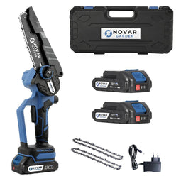 Mini Kettingzaag NG3 - 15 cm zaagcapaciteit - 2x 2.0Ah accu