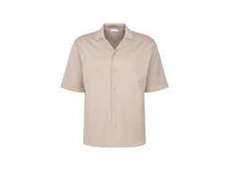 Seidensticker Knitted Hemd - Beige - XXL - Resort Shirt