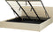 DREUX - Bed met opbergruimte - Beige - 180 x 200 cm - Polyester