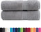 vidaXL - Badhanddoeken - SOLUND - 2 - st - 600 - g/m² - 70x140 - cm - grijs