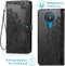 iMoshion Hoesje Geschikt voor Nokia 1.4 Hoesje Met Pasjeshouder - iMoshion Mandala Bookcase - Zwart