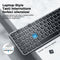 Bluetooth-Toetsenbord, Draadloos en Oplaadbaar, Compact PC-Toetsenbord Voor Meerdere Apparaten Met S