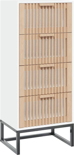vidaXL - Hoge - kast - 40x30x95 - cm - bewerkt - hout