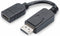 Digitus AK-340400-001-S DisplayPort adapter cable, DP - HDMI type A M/F, 0.15m,w/interlock, DP 1.1a compatible, CE, bl