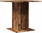 vidaXL - Eettafel - 80x80x75 - cm - bewerkt - hout - oud - houtkleurig