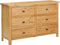 vidaXL - Ladekast - 105x33,5x73 - cm - massief - eikenhout