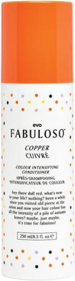 Evo Fabuloso Copper Colour Intensifying Conditioner 250ml - Conditioner voor ieder haartype