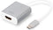 Assmann DA-70836 - USB Type-C naar HDMI - 0,2 m - Zilver