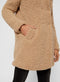 NOISY MAY NMGABI L/S JACKET NOOS - Dames Jas - Halflang - Lichtbruin - M