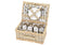 Picknickmand voor 4 personen van wilgentenen, 24-delig, B40 x D28 x H19 cm
