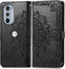 imoshion Hoesje Geschikt voor Motorola Edge Plus (2022) / Edge 30 Pro Hoesje Met Pasjeshouder - imoshion Mandala Bookcase - Zwart