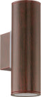 EGLO Riga - Wandlamp Buiten - GU10 - 16,5 cm - Antiek Bruin